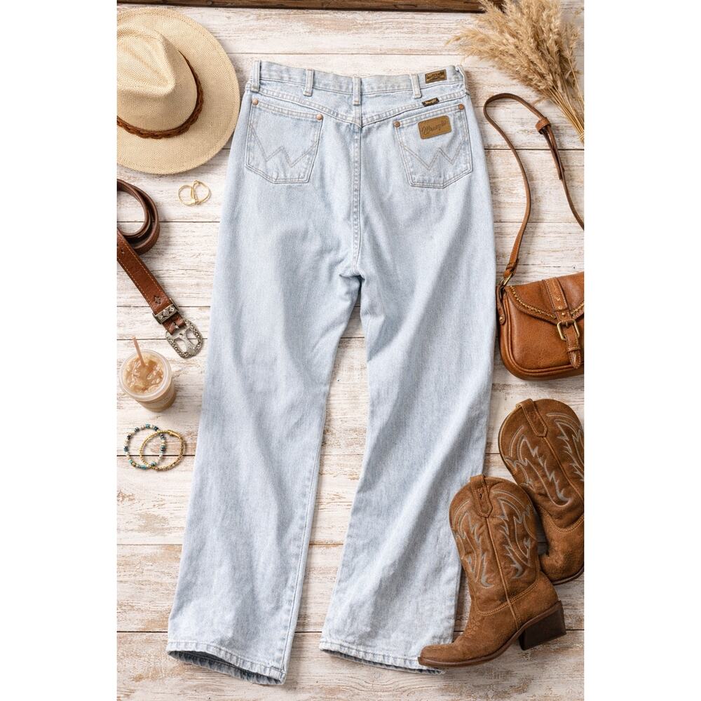 Wrangler 13MWZ Cowboy Cut Jeans 35x34 Light Wash NWOT